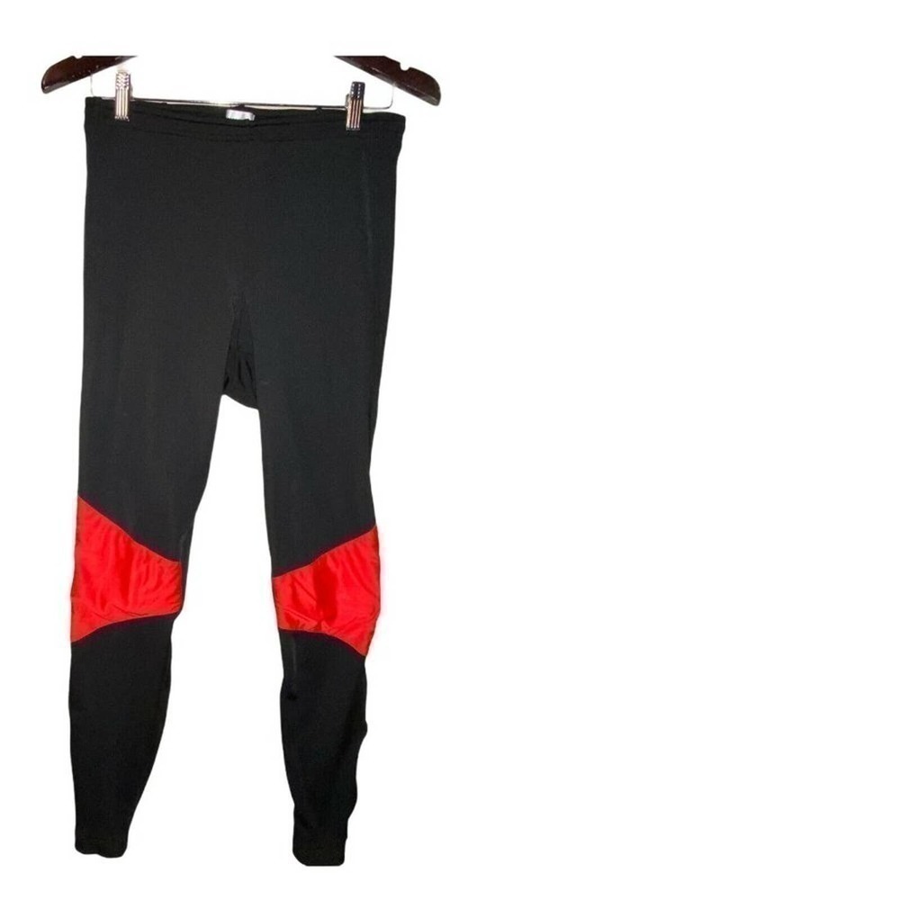Pearl Izumi Leggings Size S Cycling Technical Wear Women Fleece Lined Black Red